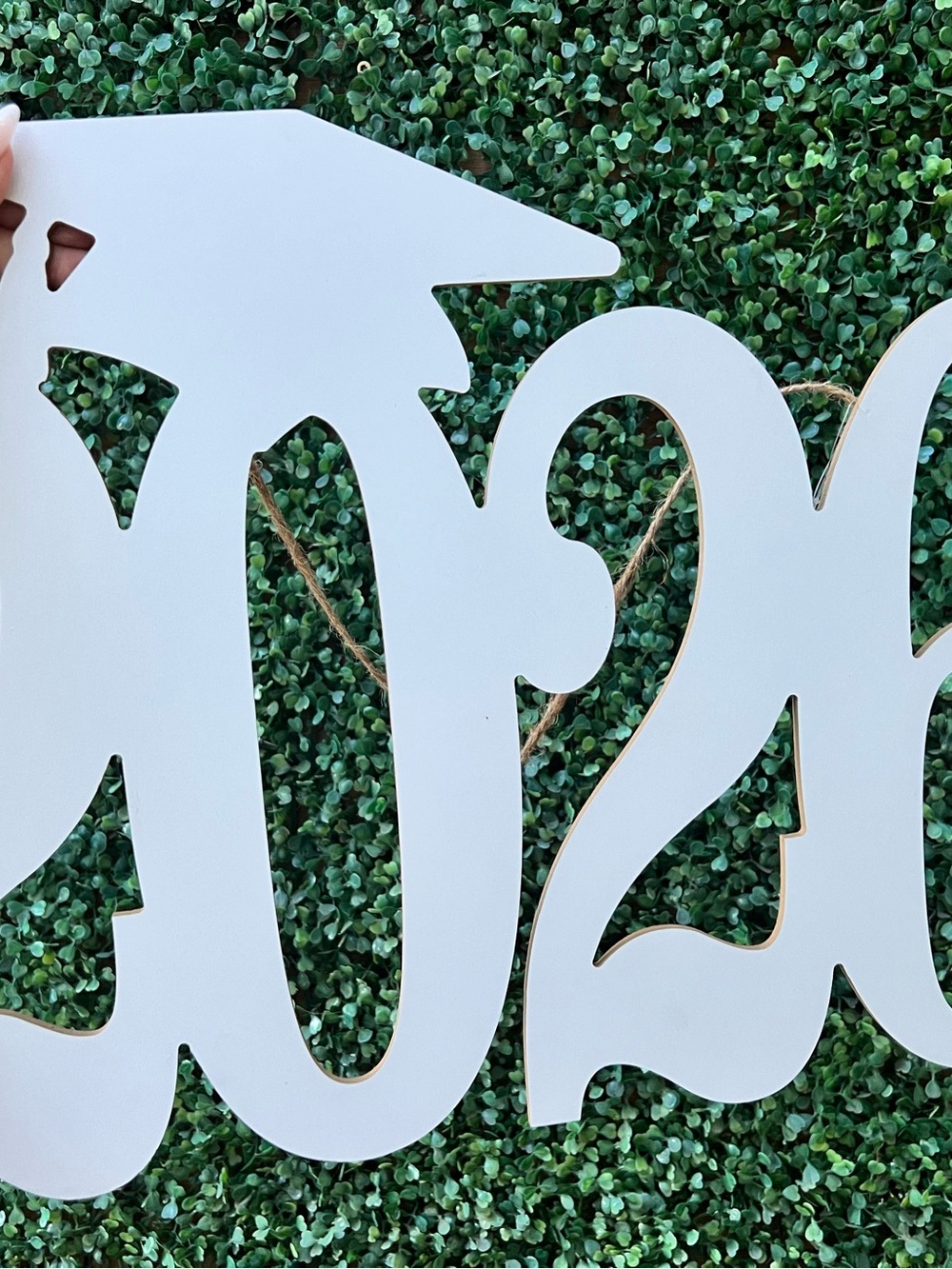 Hobby Lobby White Wooden Decorative Cutout